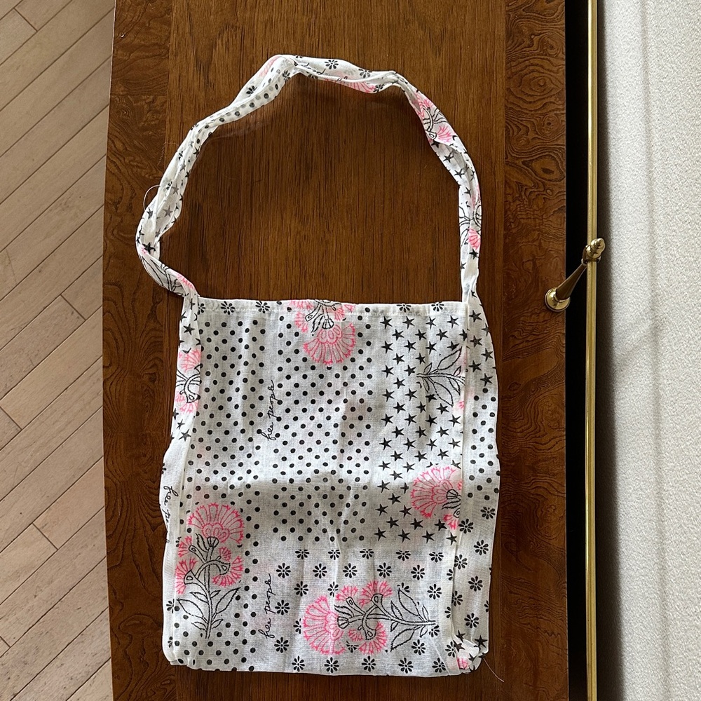 Free People Floral and Polka Dot Bag
